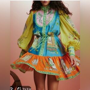 ALEMAIS Monte Anthropologie Dress Sz 8